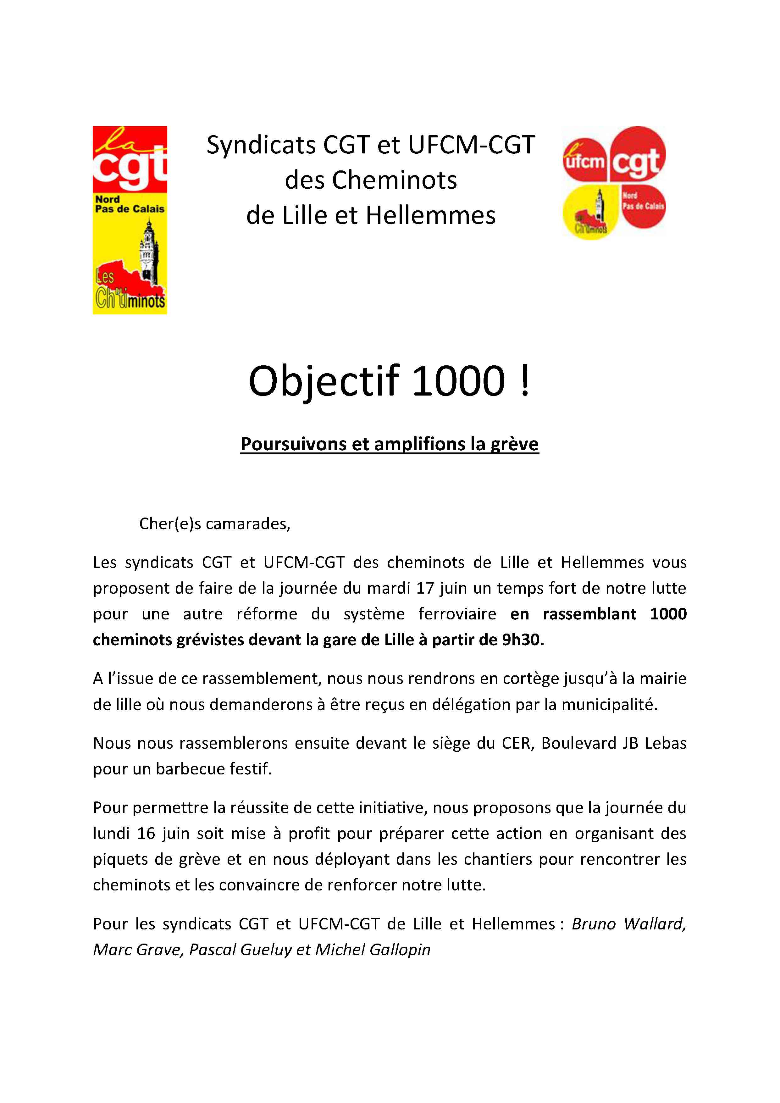 rencontre entre cheminot